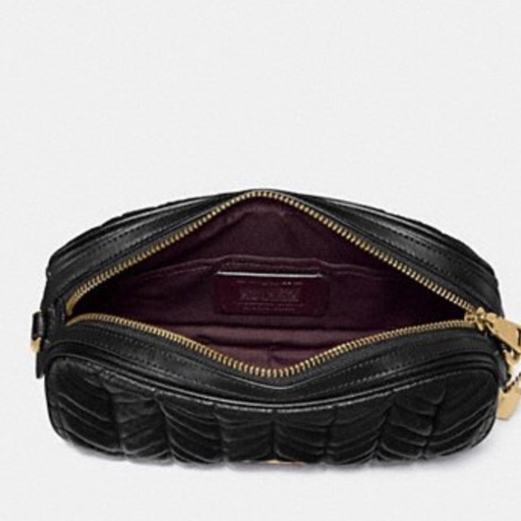 SOLD ⛔️Authentic COACH quilted Leather Crossbody - Picture 3 of 7